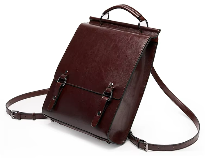 LEATHER BACKPACK, MEDIUM