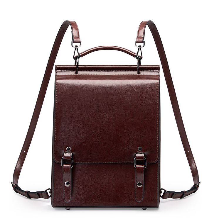 LEATHER BACKPACK, MEDIUM