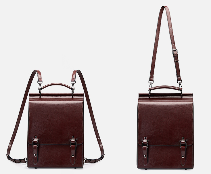 LEATHER BACKPACK, MEDIUM