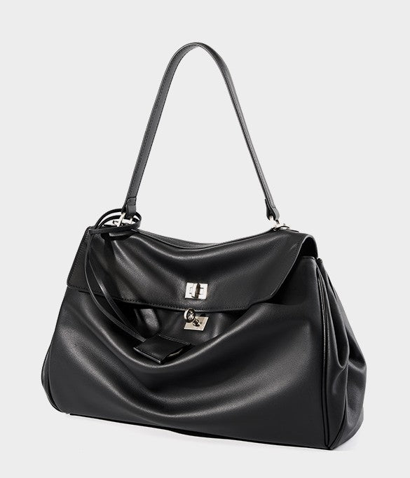 LEATHER MULTI-POCKET TOTE BAG - LARGE or MEDIUM