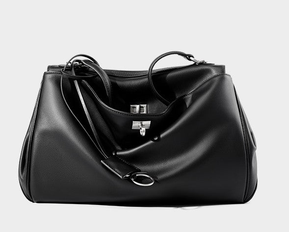 LEATHER MULTI-POCKET TOTE BAG - LARGE or MEDIUM