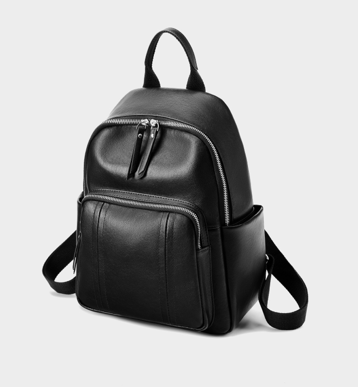 LEATHER MULTI-POCKET BACKPACK, MEDIUM