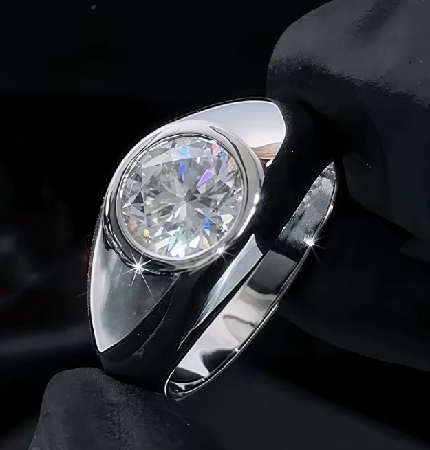 925 STERLING SILVER MOISSANITE RING