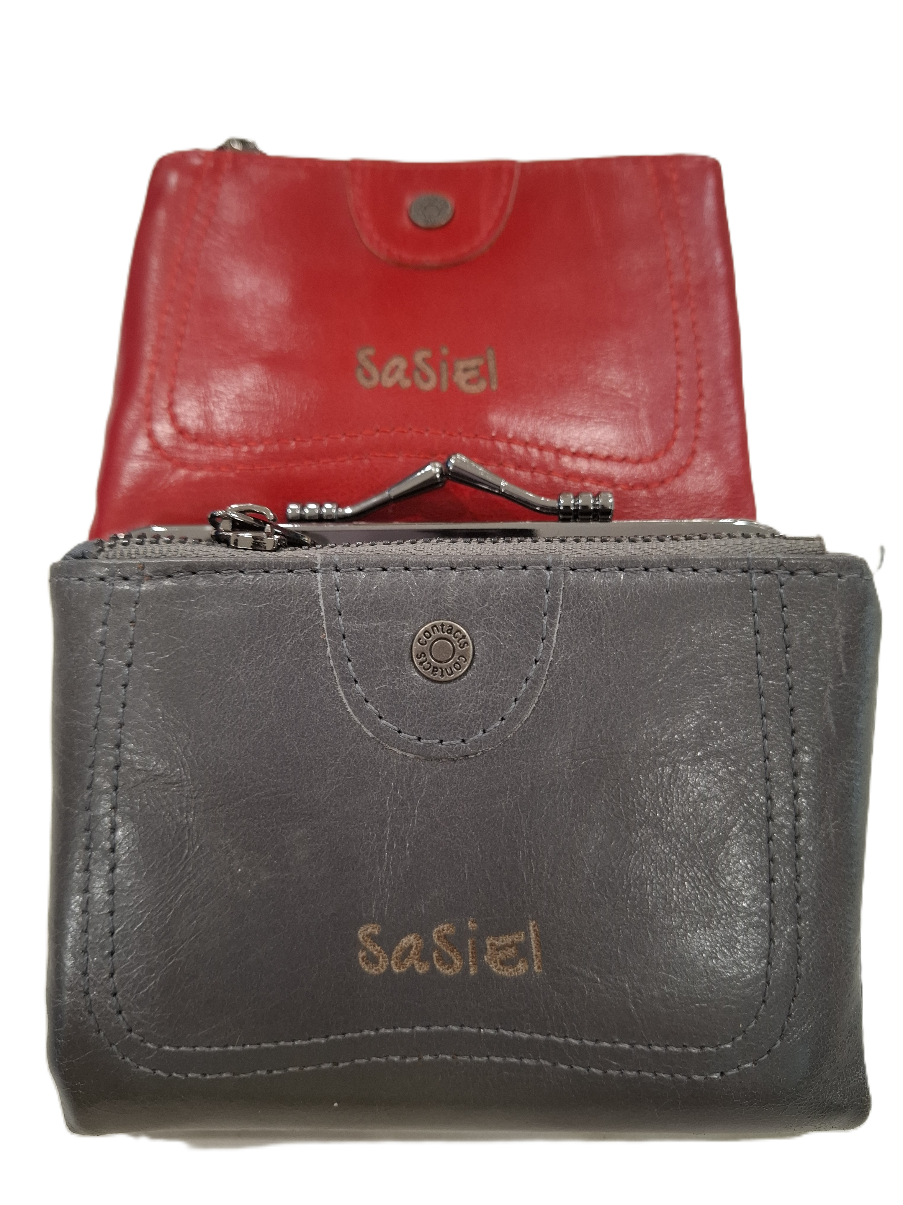 LEATHER PURSE - BIFOLD WITH COIN COMPARTMENT AND RFID BLOCKING