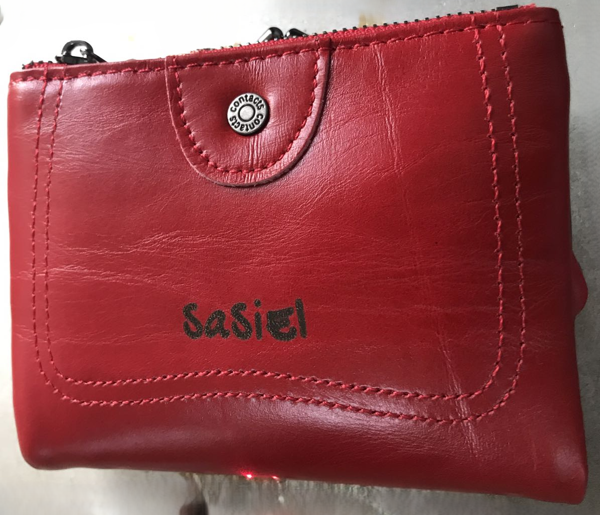 LEATHER PURSE - BIFOLD WITH COIN COMPARTMENT AND RFID BLOCKING