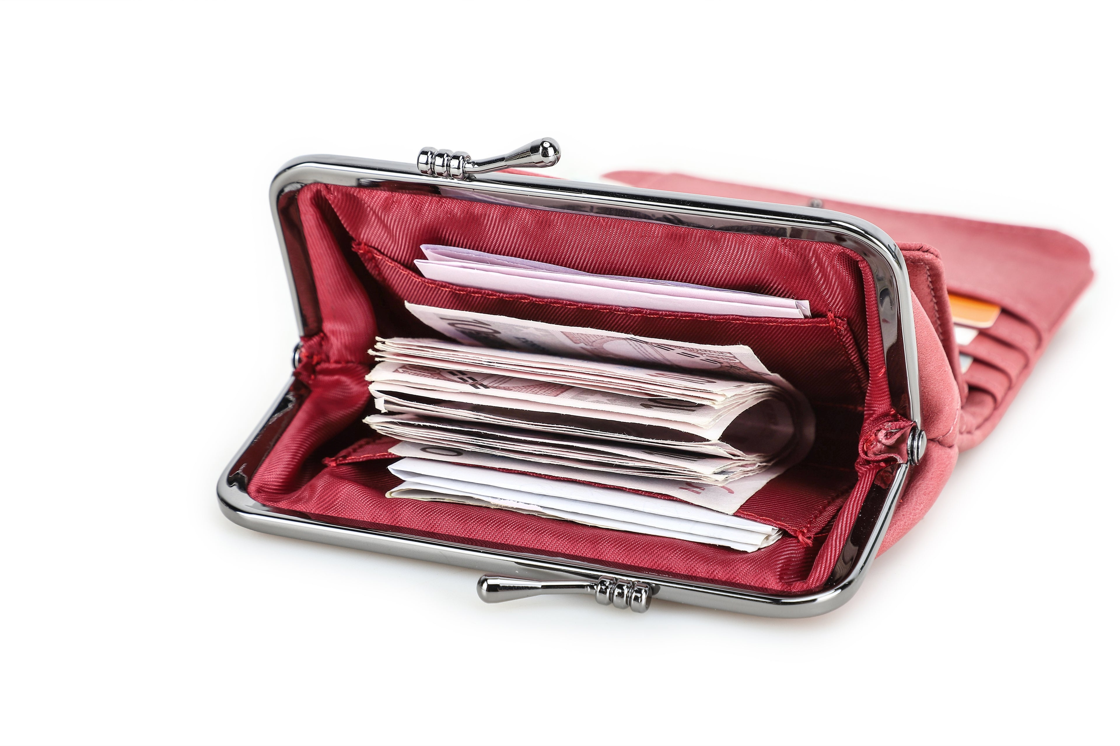 LEATHER PURSE - BIFOLD WITH COIN COMPARTMENT AND RFID BLOCKING