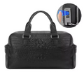 LEATHER FINGERPRINT-LOCK SPORTS / DUFFLE BAG