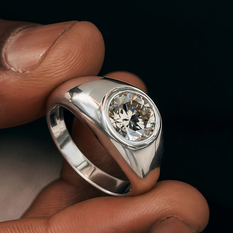 925 STERLING SILVER MOISSANITE RING